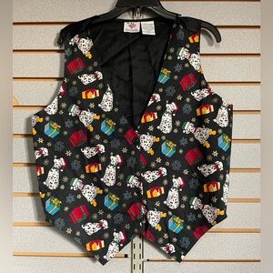 VTG Nutcracker‎ Brand Women’s Dalmatian Gifts Christmas Themed Vest Large Dogs